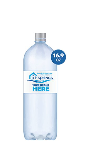 16.9 oz Private Label Spring Water Bottle